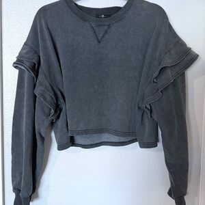 7 For All Mankind Layered Sleeve Sweat shirt